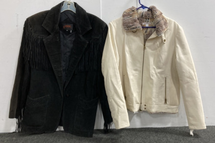 Pair of Faux Leather Jackets