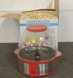 Nostalgia 6QT Stirring Speed Popcorn Machine