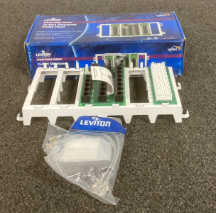 Leviton 12-Port Structured Media Panel