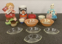 Cookie Jars, and Assorted Glassware