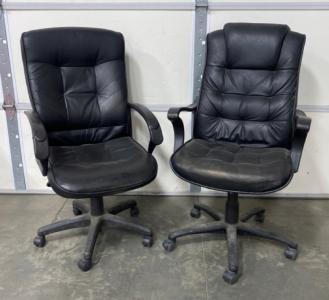 (2) Rolling Office Chairs