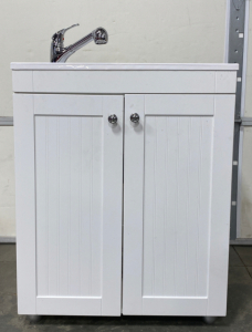 New Condition Utility Sink & Cabinet