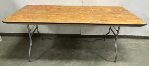 Folding Table 72”x 30”x 30”