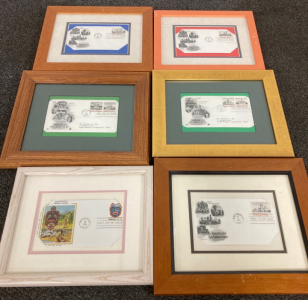 Collectible Vintage Stamps Picture Frames