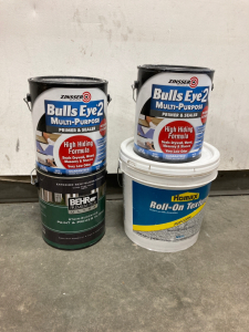 Roll-On Texture, Primer & Sealer, And Behr Paint & Primer In One