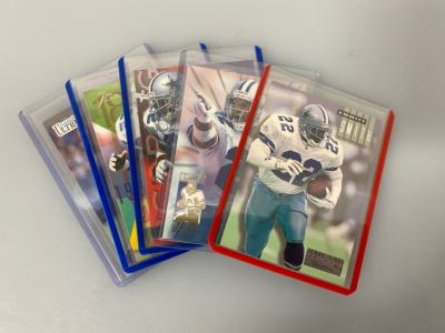 (5) Emmitt Smith Football Cards