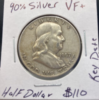 1957 Franklin Half Dollar