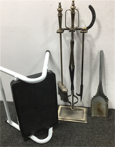 Fireplace Tools, Small Step Stool, Fire Place Shovel