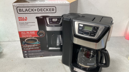 Black + Decker Mill & Brew 12- Cup Progammable Coffeemaker