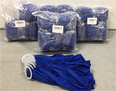 (4) 50pc Spandex Royal Blue Chair Bands