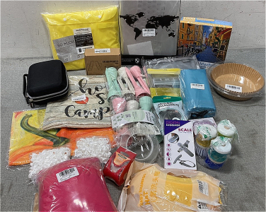 Raincoat, Digital Luggage Scale, Beach Blanket, Puzzle and Other Household Items