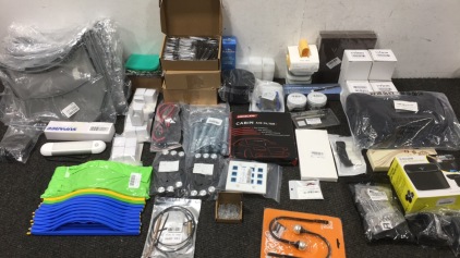 (1) Box of Amazon Returns Including - Water Filter, O2 Sensor Adapters, and Other Goodies