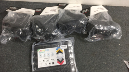 (4) Bikeroo Extra Wide Bike Saddles, Acoustic Foam