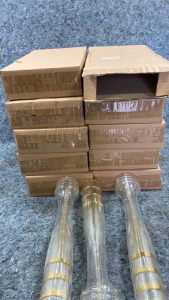 (10) Box’s of (3) Plastic Champagne Glasses