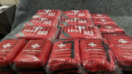 (6) Large First Aid Kits, (5) Medium First Aid Kits, (4) Small First Aid Kits