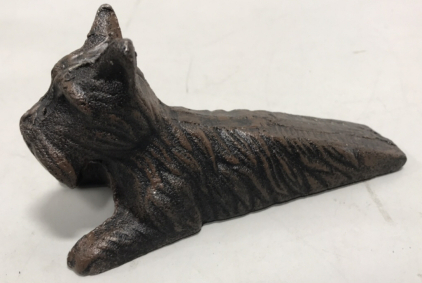 Cast Iron Dog Door Stop