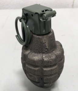 US MK2 WWII Pinapple Type Hand Grenade. Inert
