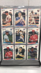 (18) Fleer Baseball Cards&hellip; Will Clark , Howard Johnson, Wally Joyner, Jose Lind, Willie McGee + others