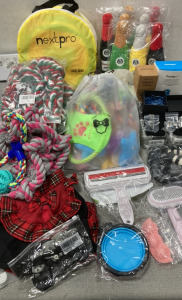 Cat Tunnels, Dog Ropes, Chew Toys, Brushes and More