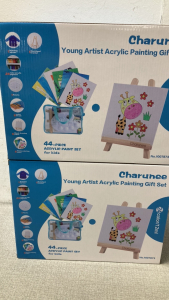 (4) Young Artist Acrylic Painting Gift Sets