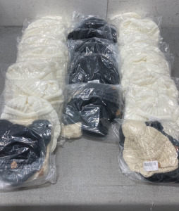 (28) Adult Beanies and (3) Sets of Kid&rsquo;s