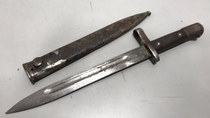 WWII M38 Mauser Bayonet w/ Scabbard