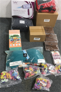 Womens High Waist Two Piece Bathing Suit, Folding Handle Compact Dryer, (5) Bags Of My Little Ponies And More!