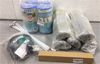Pool Filter Cartridges, Grill Heat Plates, Upper Fuse Roller, Dryer Lint Brush Extenders, Dryer Adapter Plug