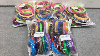 (6) 20 Rolls of 3D Printer Filament