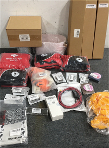 (4) First Aid Kits, (6) Honoson Mini Chains, Tiger Dog Toy And More
