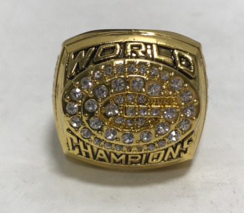1996 Green Bay Packers Super Bowl Bowl Ring Named to Brett Favre