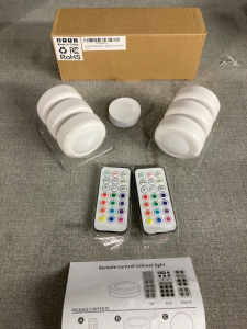 (2) 6- Pc Cabinet Light Set w/ Remote