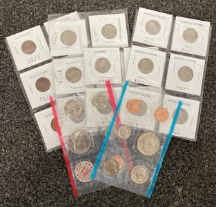 Assorted Coins with Various Dates