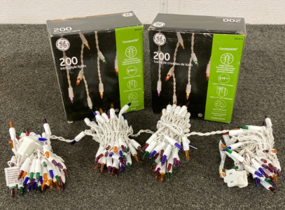 2 Brand New Boxes of General Electric Christmas Lights