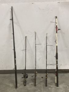 (5) Fishing Poles