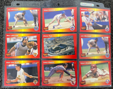 (9) Collectible Baseball Cards