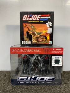 G. I. Joe 100 Piece Puzzle and M.A.R.S. Trooper Figures