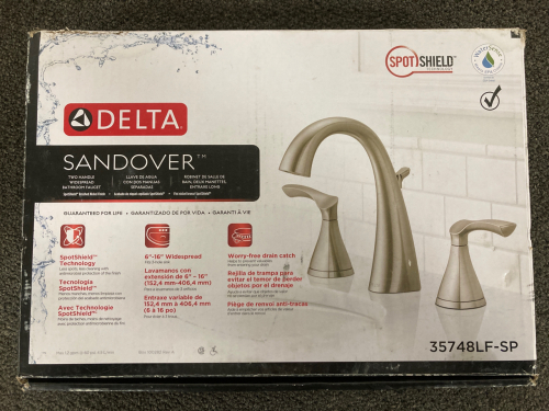 Delta Sandover Sink Kit