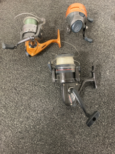 3 Fishing Reels