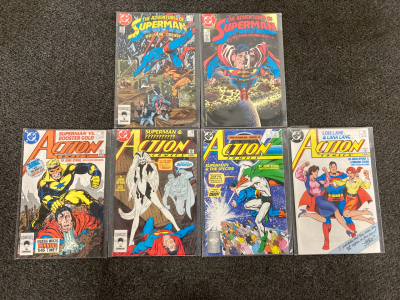 Vintage Superman Comic Books