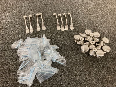 (8) Handles (17) Knobs With Screws