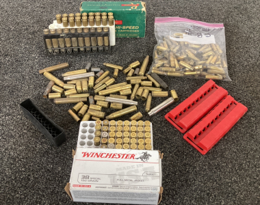 Box Of Assorted Brass Casings