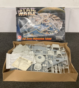 Vintage Star Wars Cut-Away Millennium Falcon Model