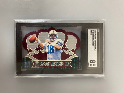 Peyton Manning SGC Graded Football Card