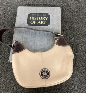 Dooney And Bourke Purse And History Of Art Book