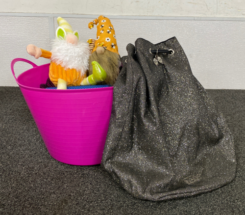 Victoria Secret Sparkle Bag, (2)Gnomes and More