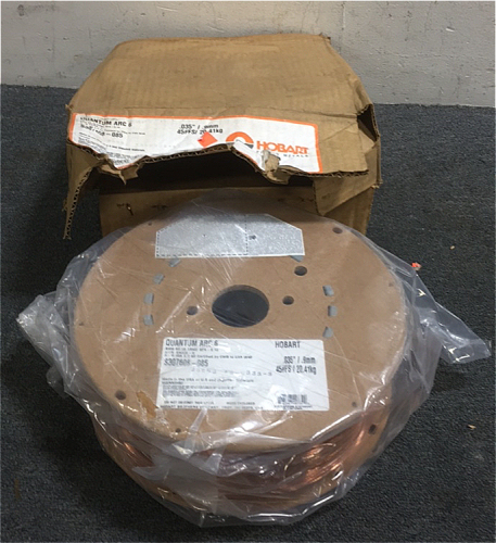 (1) Hobart New 45-lb Quantum Arc 6 Welding wire Spool In Original Packaging