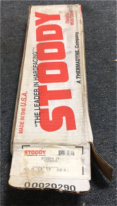 (1) 10-lb Box Of Stoody 31 1/8” Arc Welding Electrodes