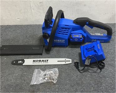 Kobalt 24v Cordless 12” Chainsaw With Battery And Charger