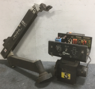 (1) Miller Welding Unit With Eectric motor (1) Flexarm Brand Industrial Tool Working Arm